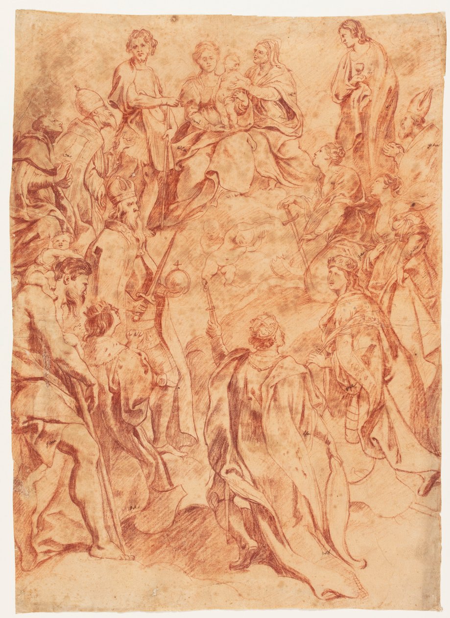 Maria mit dem Kind und Heiligen af Peter Paul Rubens