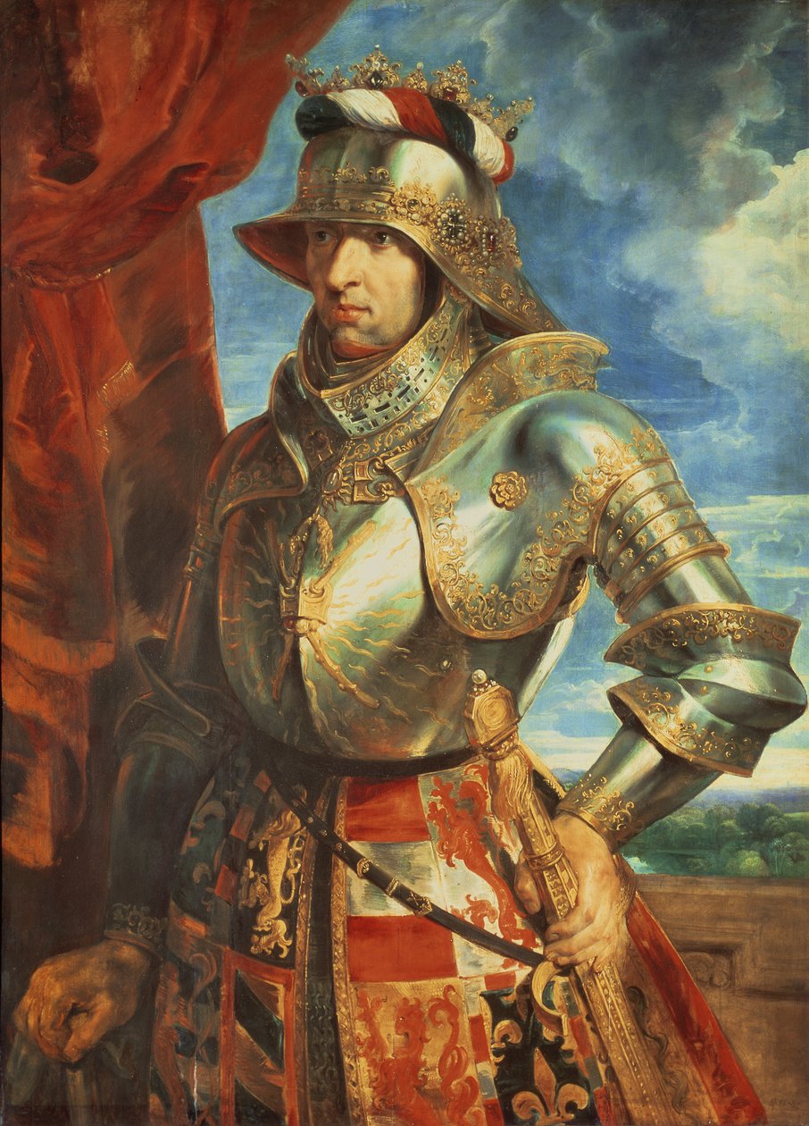 Maximilian I (1459-1519) af Peter Paul Rubens