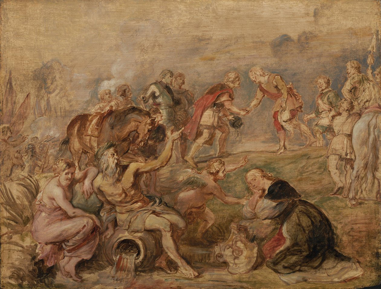 Mødet mellem kong Ferdinand af Ungarn og kardinal-infanten Ferdinand af Spanien i Nördlingen af Peter Paul Rubens