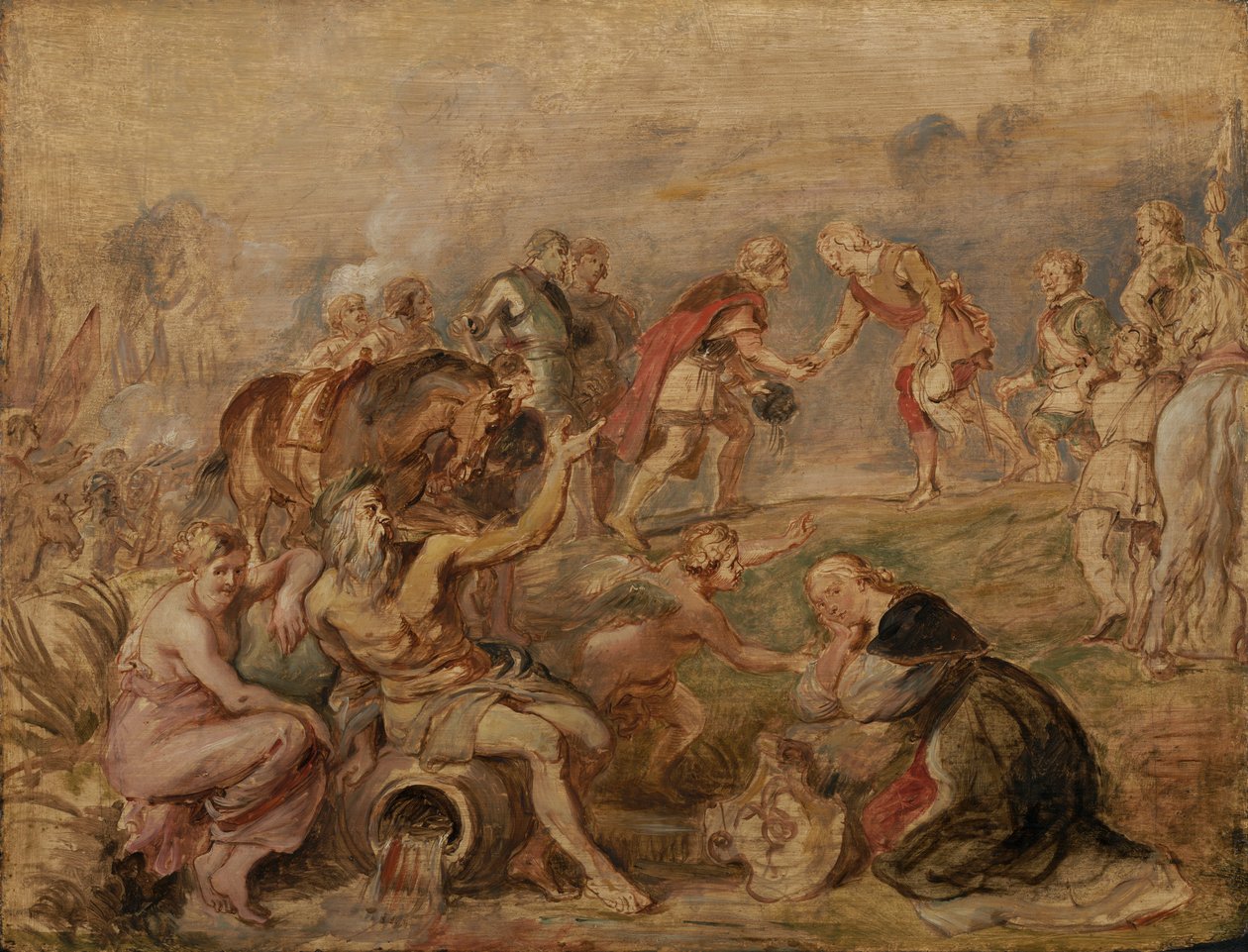 Møde mellem kong Ferdinand af Ungarn og kardinal-infanten Ferdinand af Spanien i Nördlingen af Peter Paul Rubens