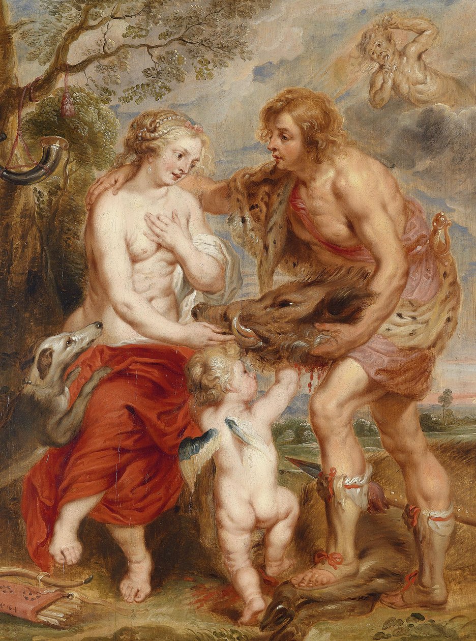 Meleager tilbyder Calydon-ornene at tage til Atalanta af Peter Paul Rubens
