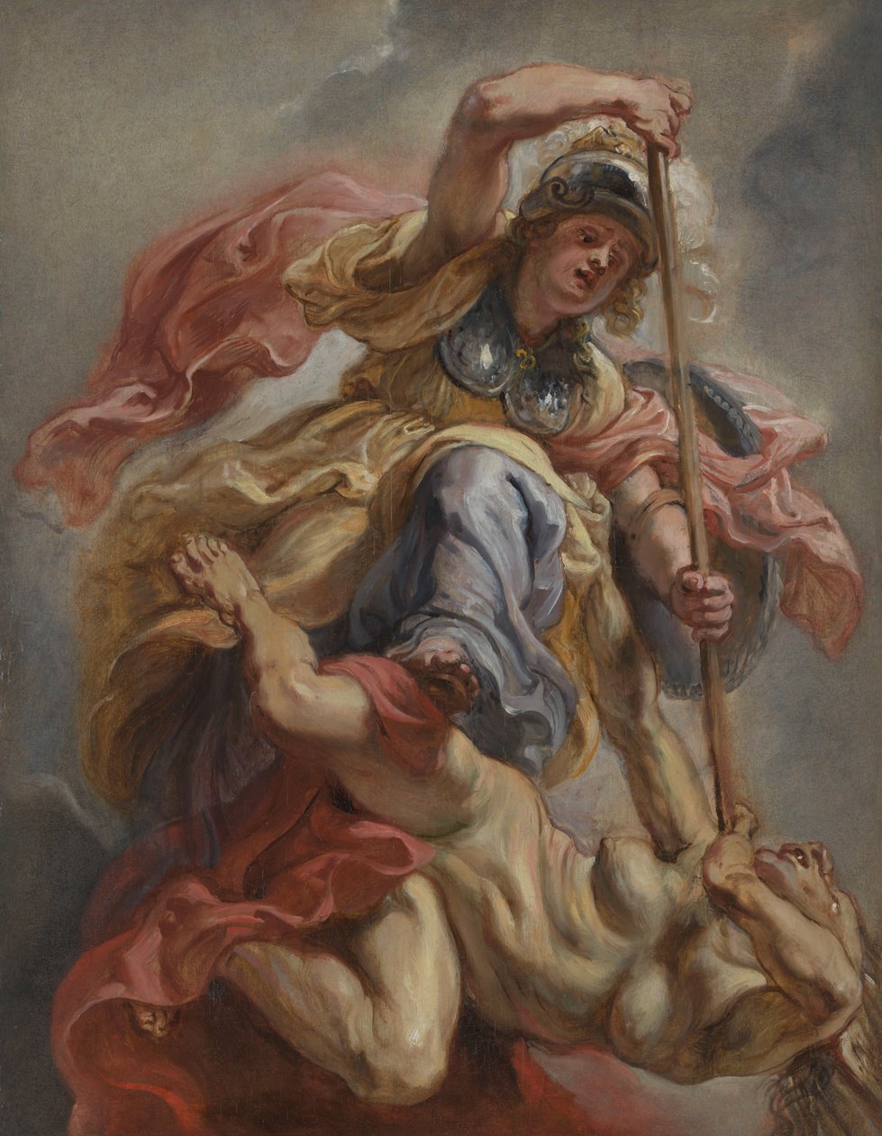 Minerva besejrer uvidenheden af Peter Paul Rubens