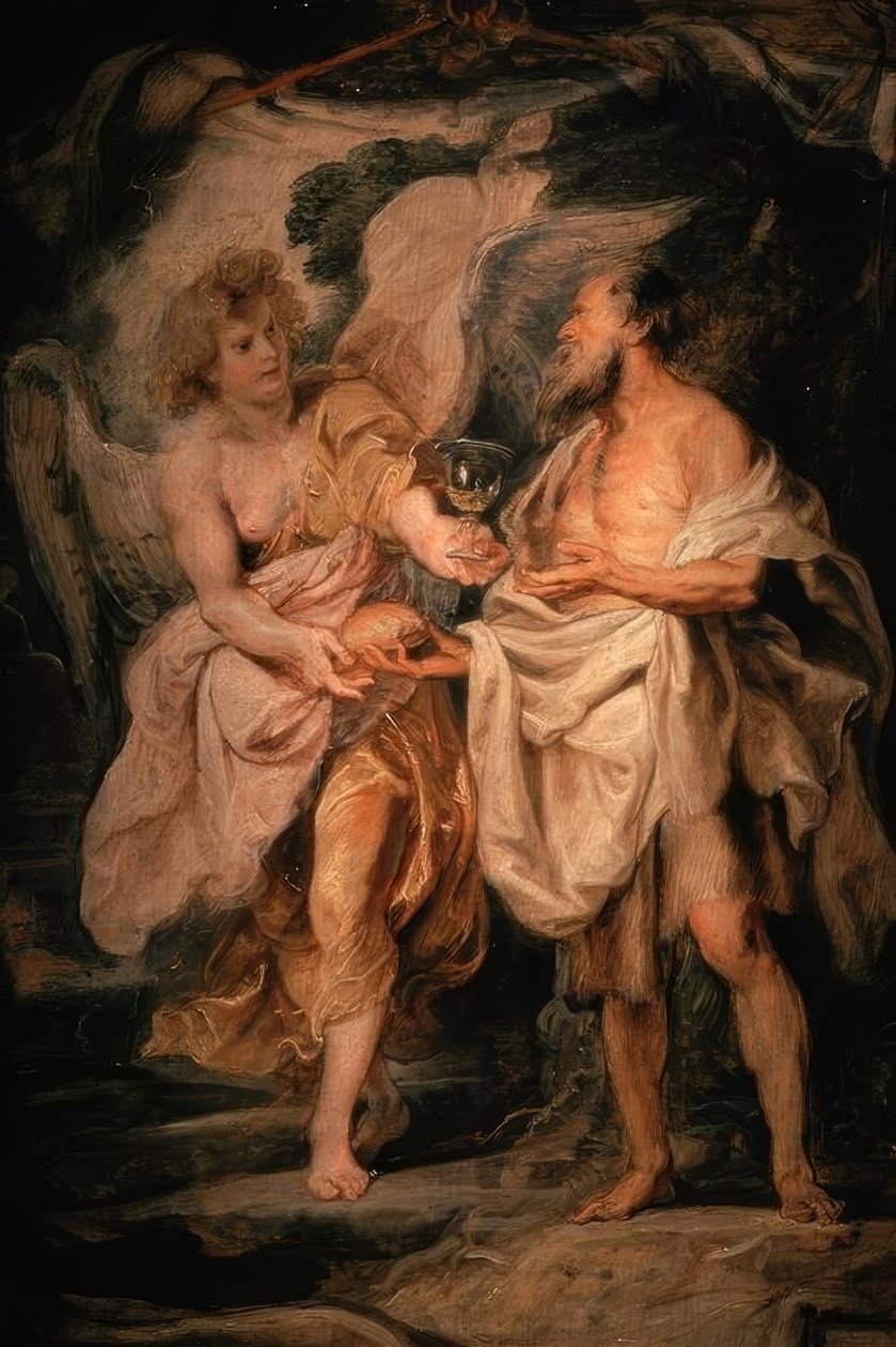 P.P. Rubens, Elias og englen af Peter Paul Rubens