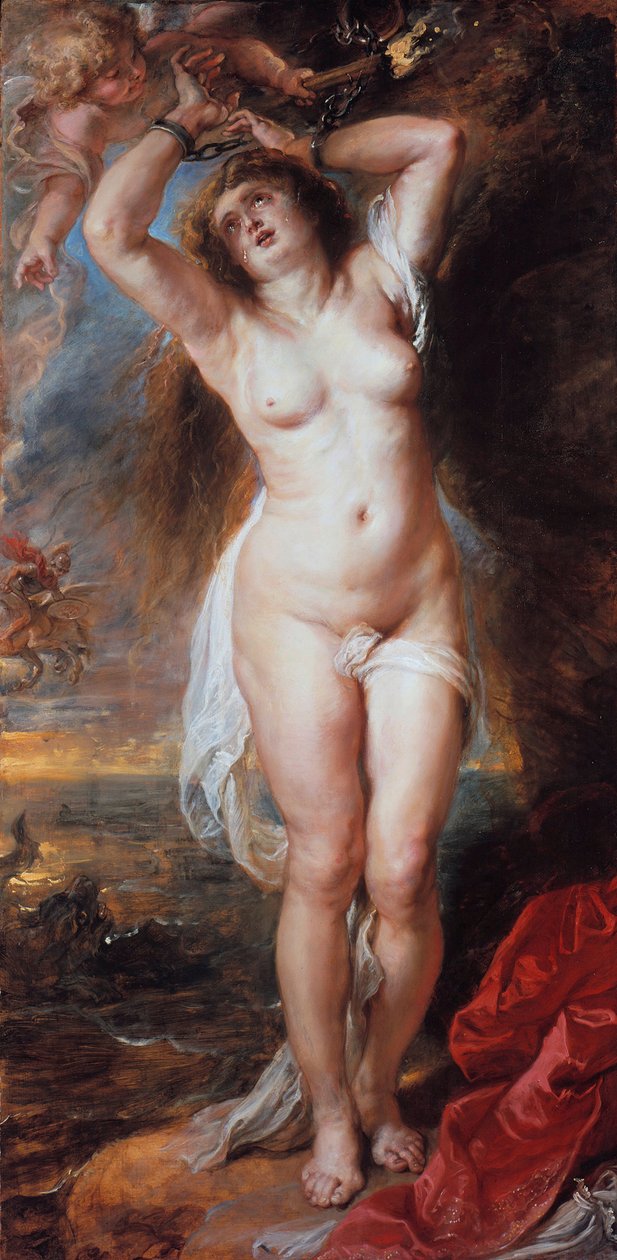 Perseus befrier Andromeda  af Peter Paul Rubens
