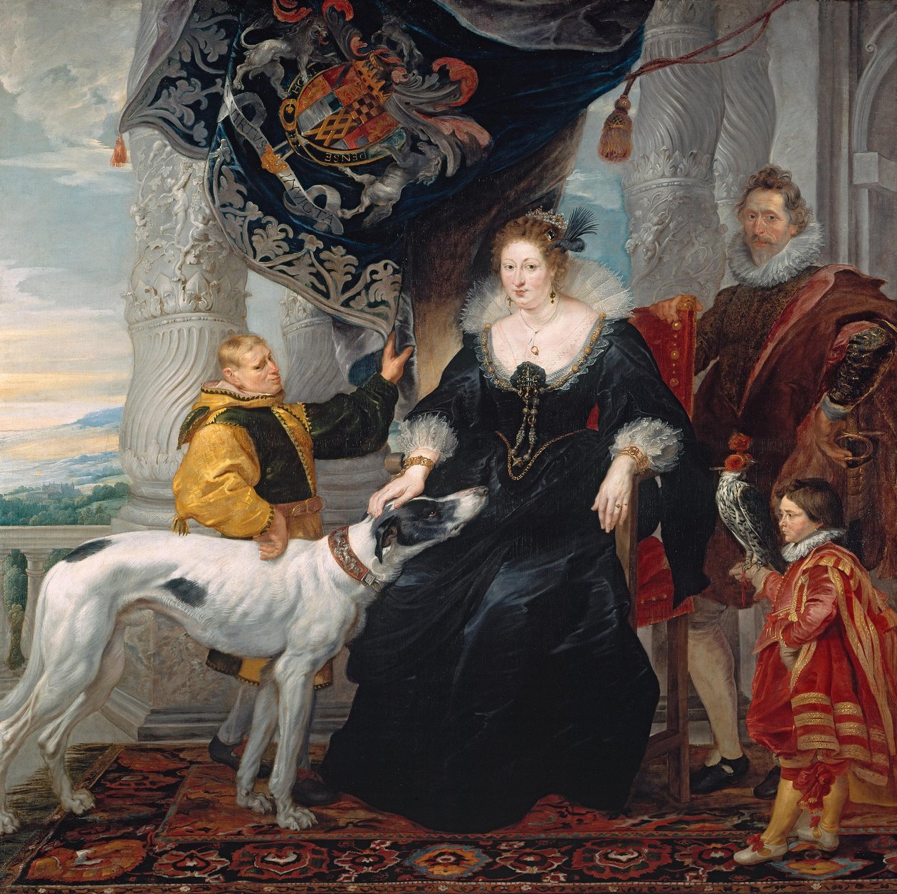 Portræt af Aletheia Talbot, grevinde af Arundel af Peter Paul Rubens