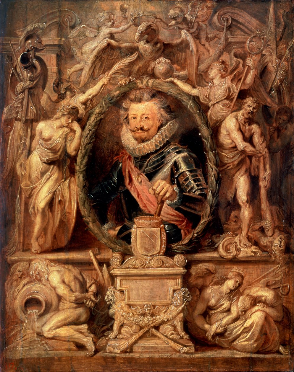 Portræt af Charles Bonaventure de Longueval, Comte de Bucquoy, 1571-1621, 1621. af Peter Paul Rubens