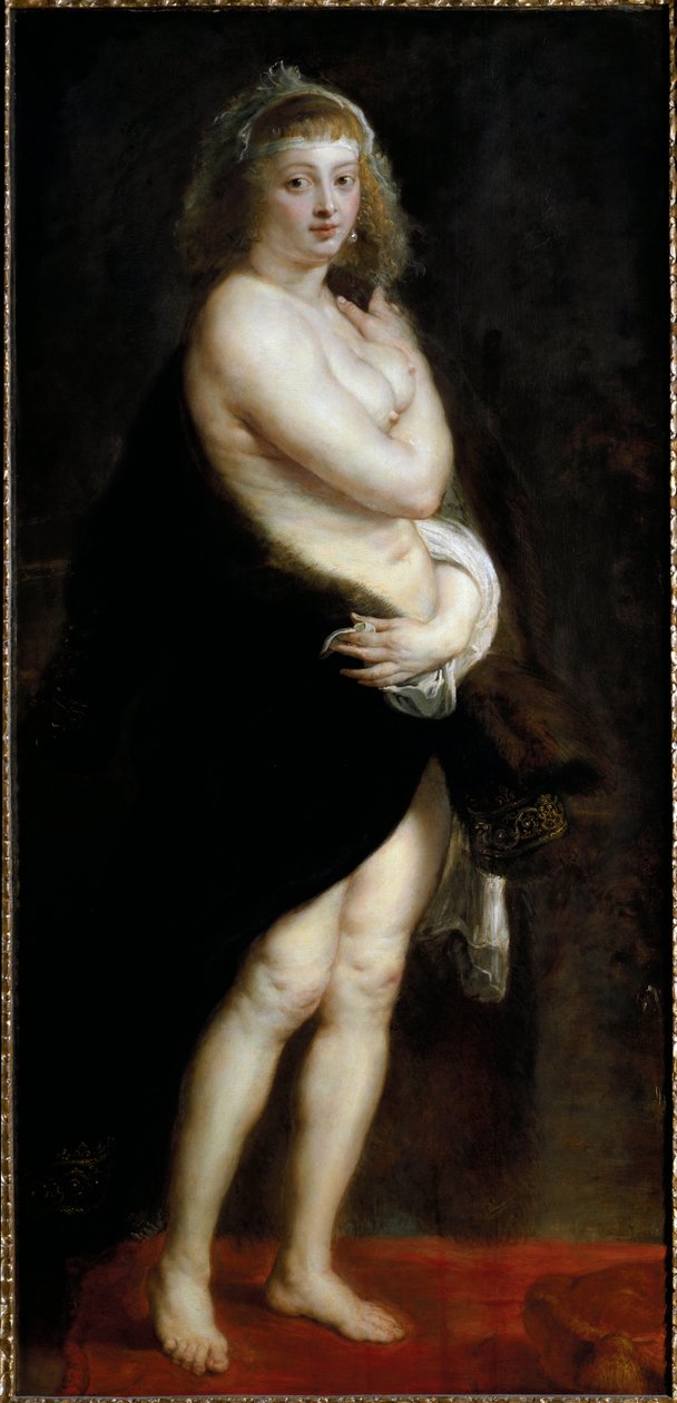 Portræt af Helena Fourment, også kaldet lille pelisse. (Maleri af Peter Paul Rubens