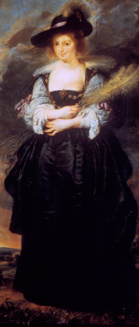 Portræt af Helena Fourment, c1630-32 af Peter Paul Rubens