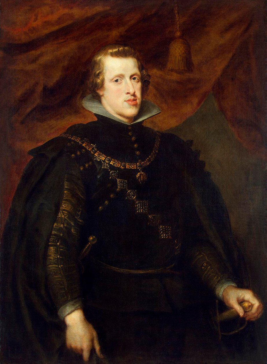 Portræt af kong Filip IV af Spanien, af de spanske Nederlande og konge af Portugal, c1628-1629 af Peter Paul Rubens