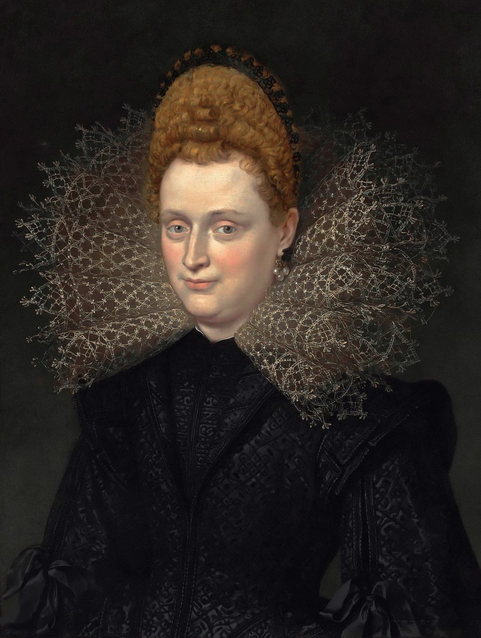 Portræt af Margherita Gonzaga 1591-1632, hertuginde af Lorraine. af Peter Paul, Rubens