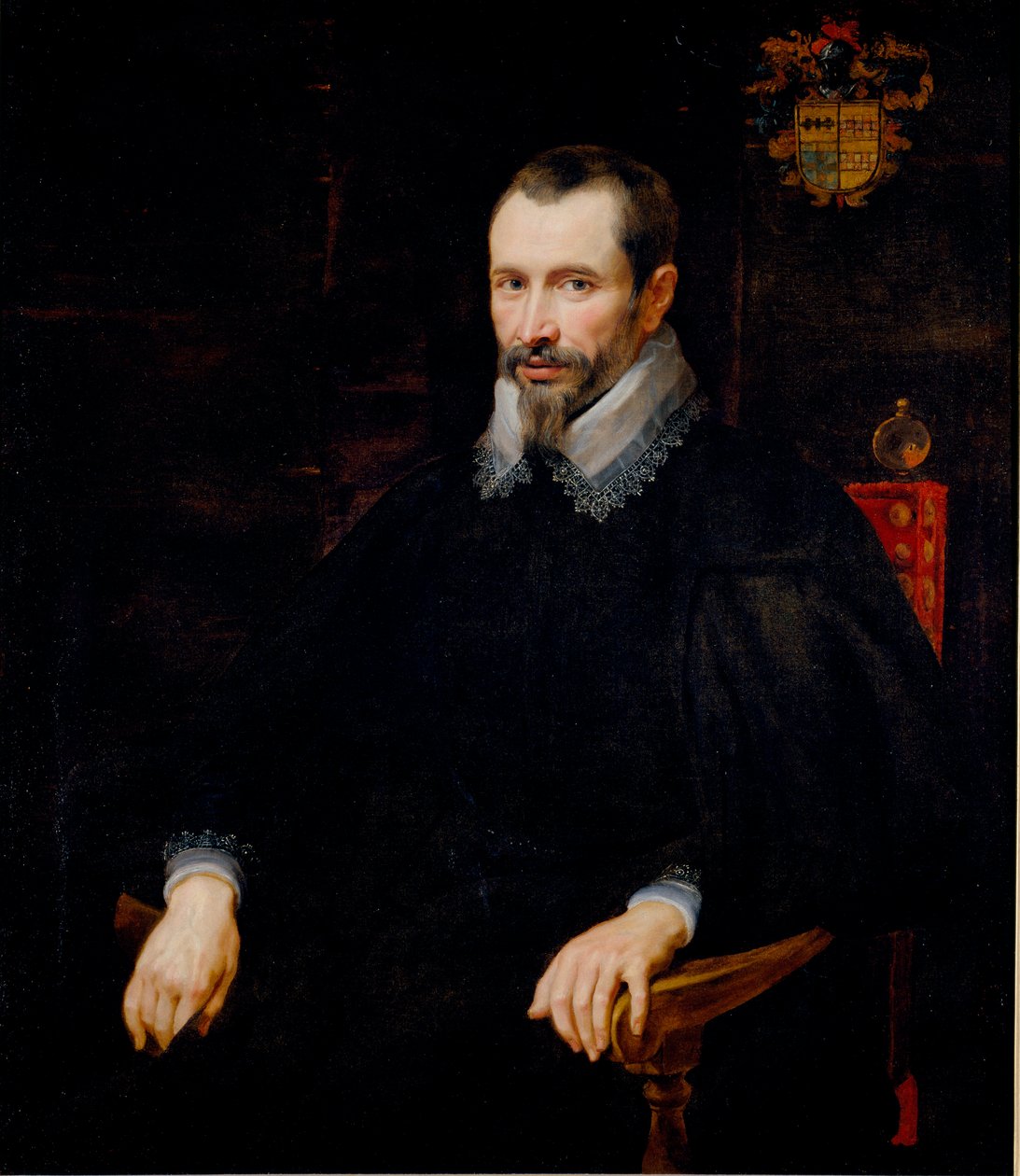 Portræt af Niccolo Pallavicino Maleri af Pierre Paul (Pierre-Paul) Rubens (eller Peter Paul eller Petrus Paulus) (1577-1640) 1604-1608 Søn. 105x92 cm Privat samling af Peter Paul Rubens
