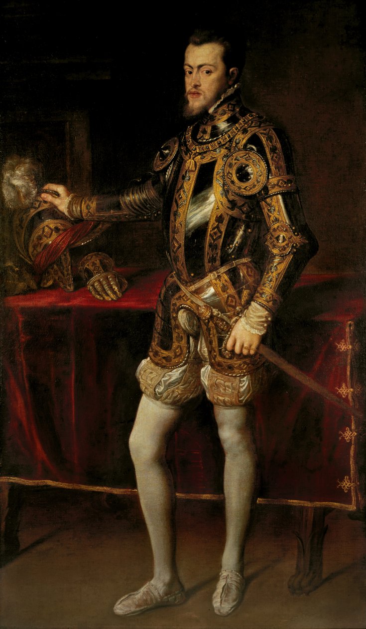 Portræt af Filip II, konge af Spanien, da prins, ca. 1628-29 (olie på lærred) af Peter Paul Rubens