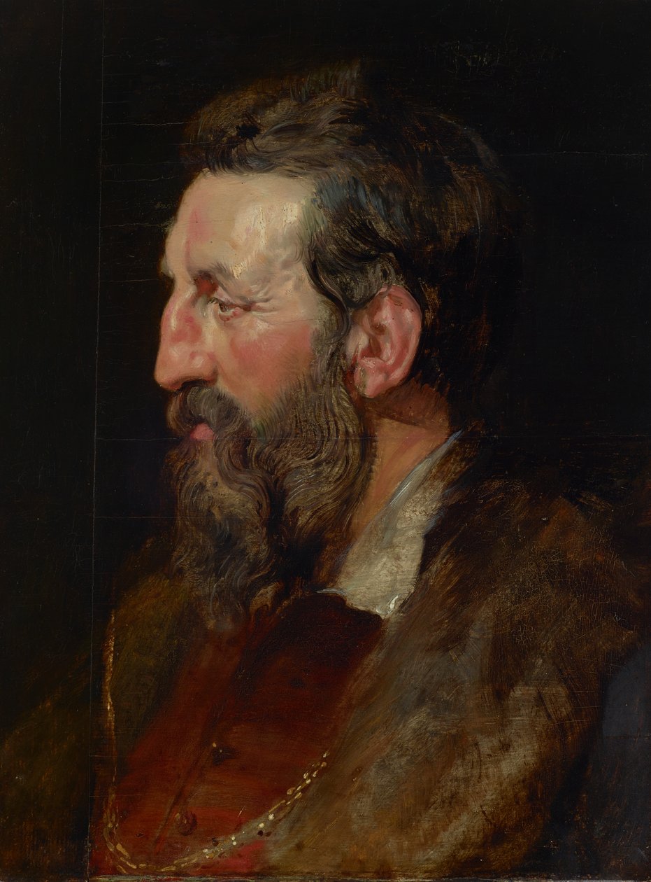 Portræt af en mand, ca. 1615 (olie på panel) af Peter Paul Rubens