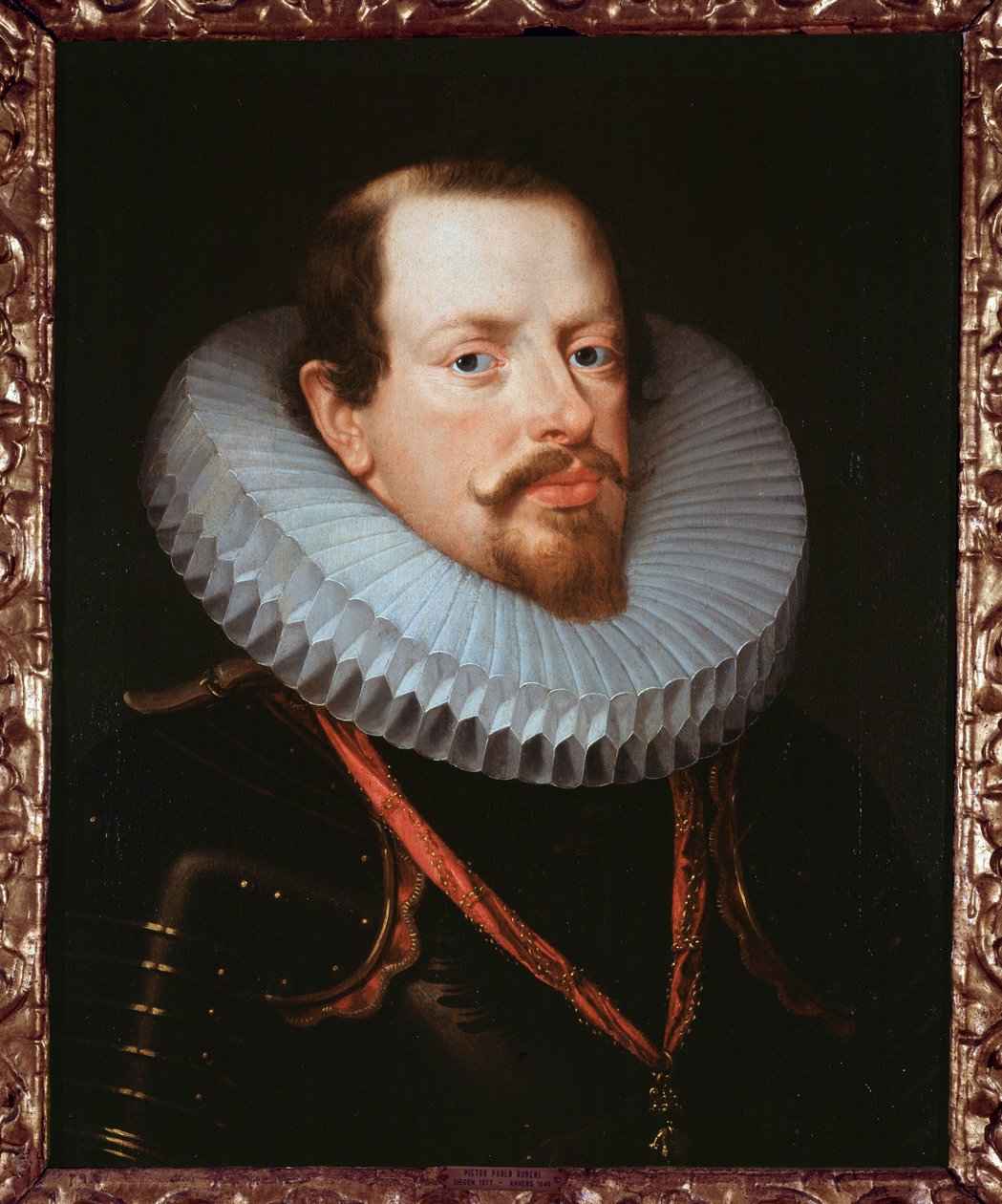 Portræt af en flamsk herre med en ruff (olie på lærred) af Peter Paul Rubens