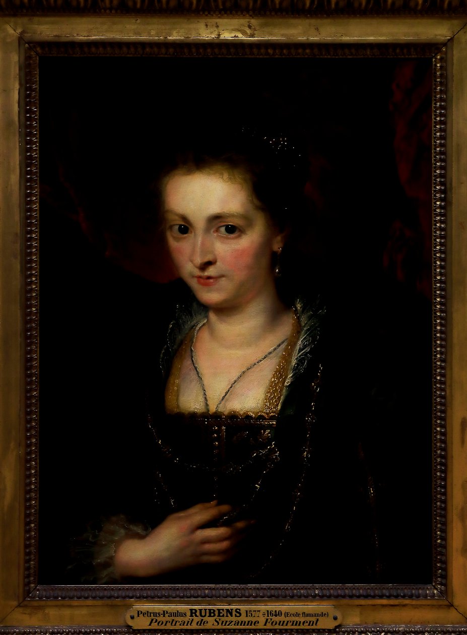 Portræt af en kvinde. Portræt af Suzanna Fourment af Peter Paul Rubens