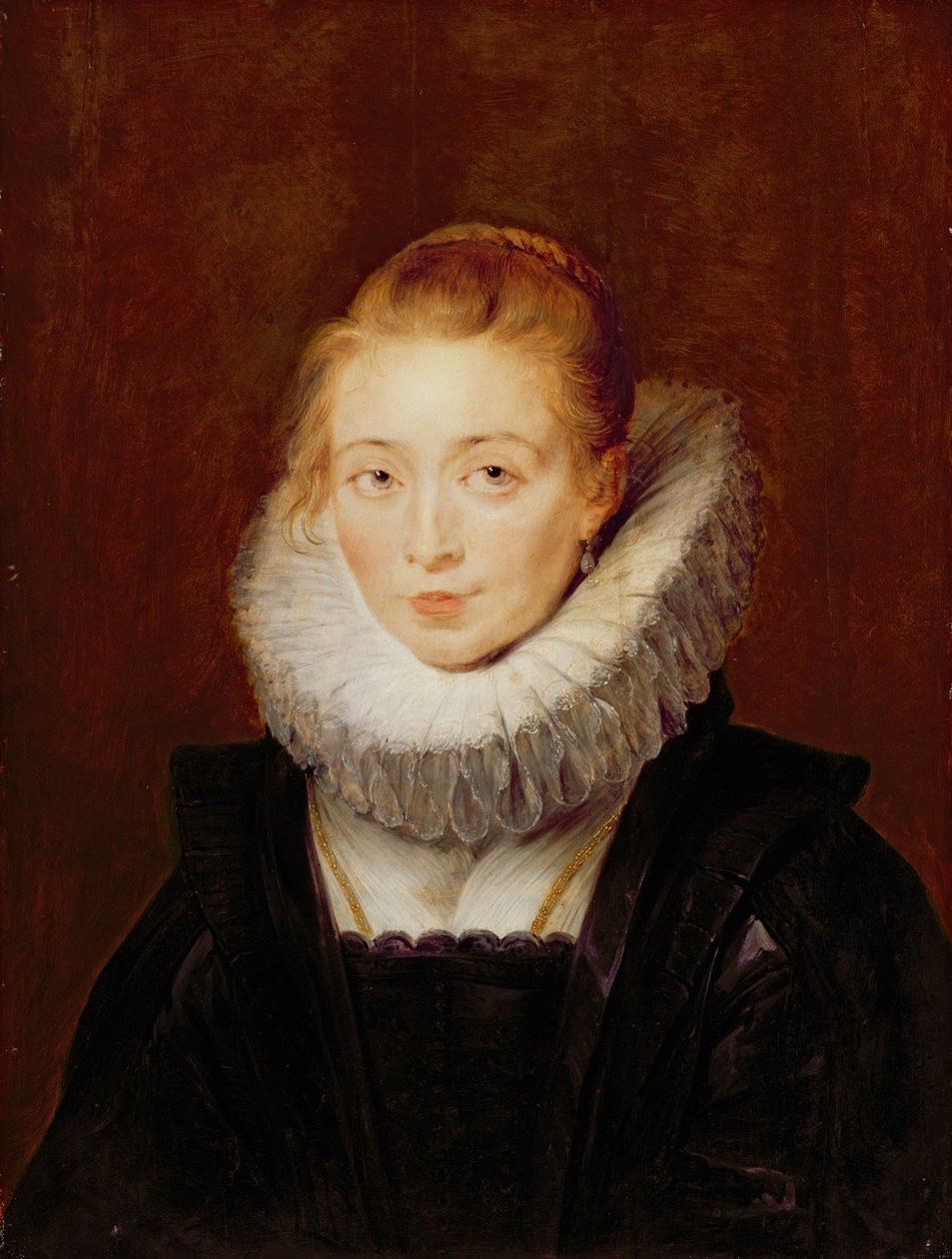 Portræt af ærespigen til Infanta Isabella af Peter Paul Rubens