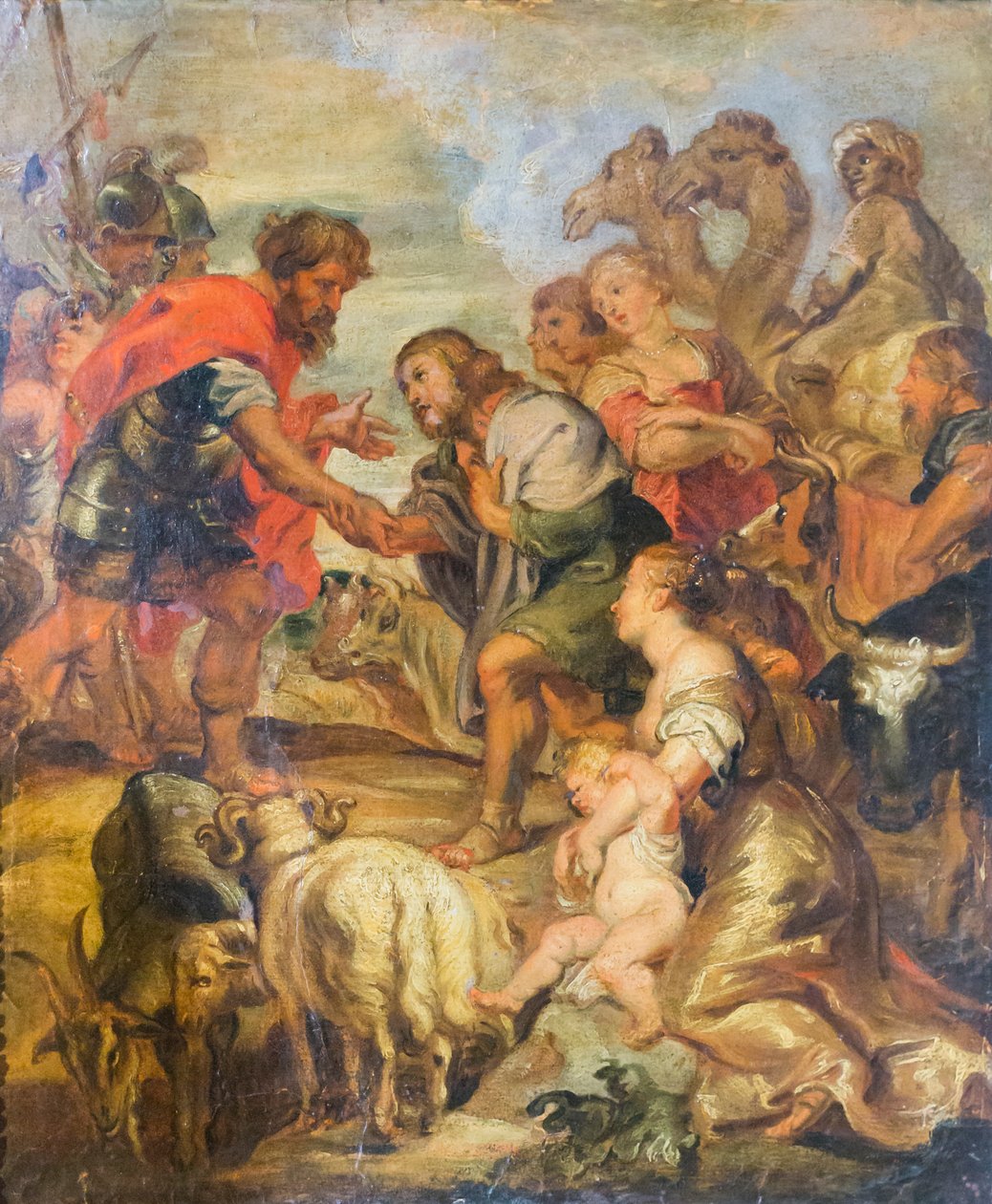 Esau og Jakobs forsoning af Peter Paul Rubens