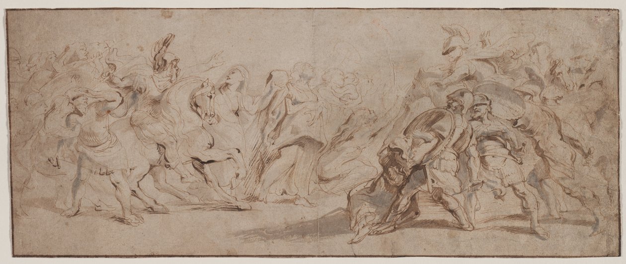 Forsoning mellem romerne og sabinerne (recto) af Peter Paul Rubens