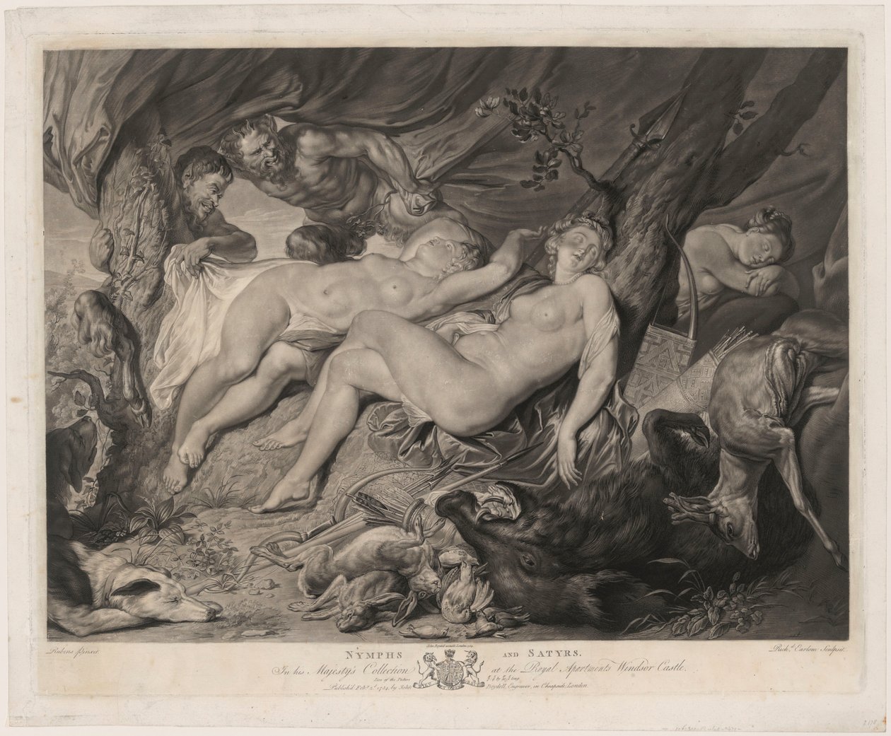 Dianas hvile af Peter Paul Rubens