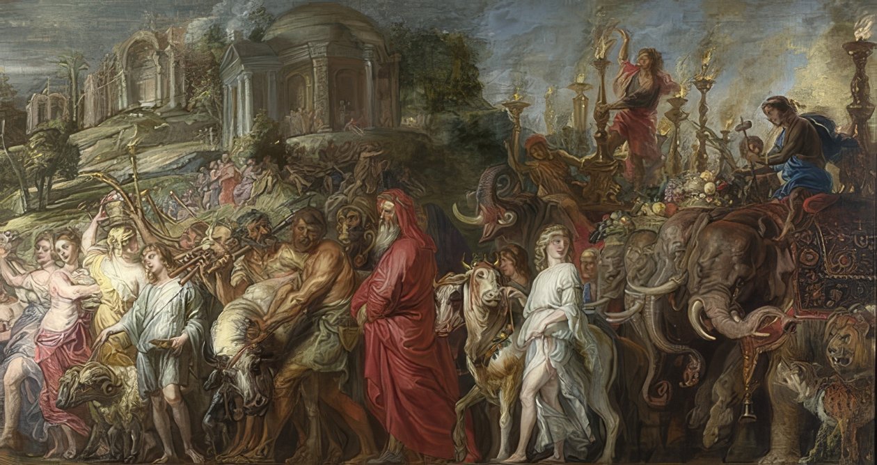 Romersk triumf. Omkring 1630 af Peter Paul Rubens