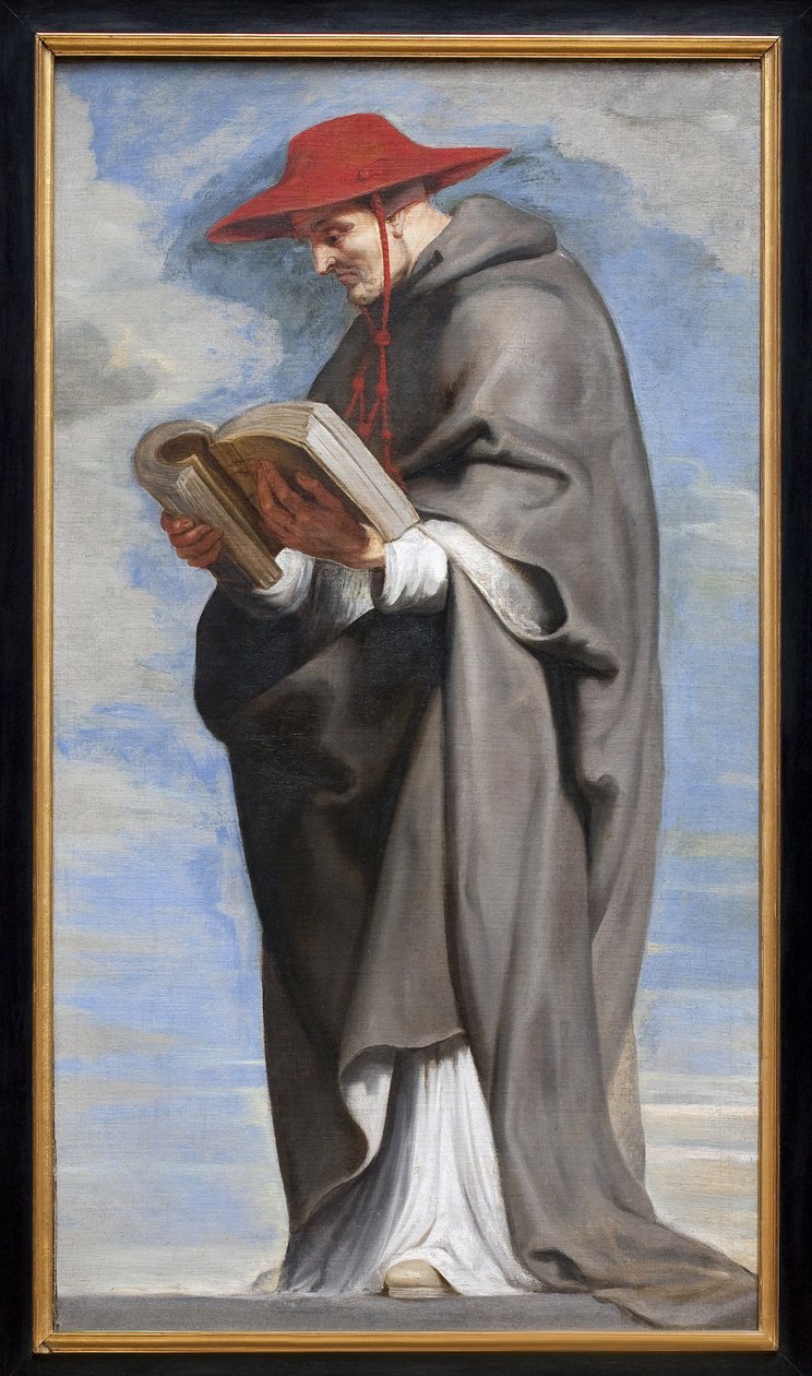Sankt Bonaventure. (Vedhæng af Sankt Francois i ekstase). Læren om denne helgen, som var lidt værdsat af den franciskanske skole indtil slutningen af det 16. århundrede, blev hædret af teologerne fra Contre Reforme. Scener af denne helgens liv ar af Peter Paul Rubens