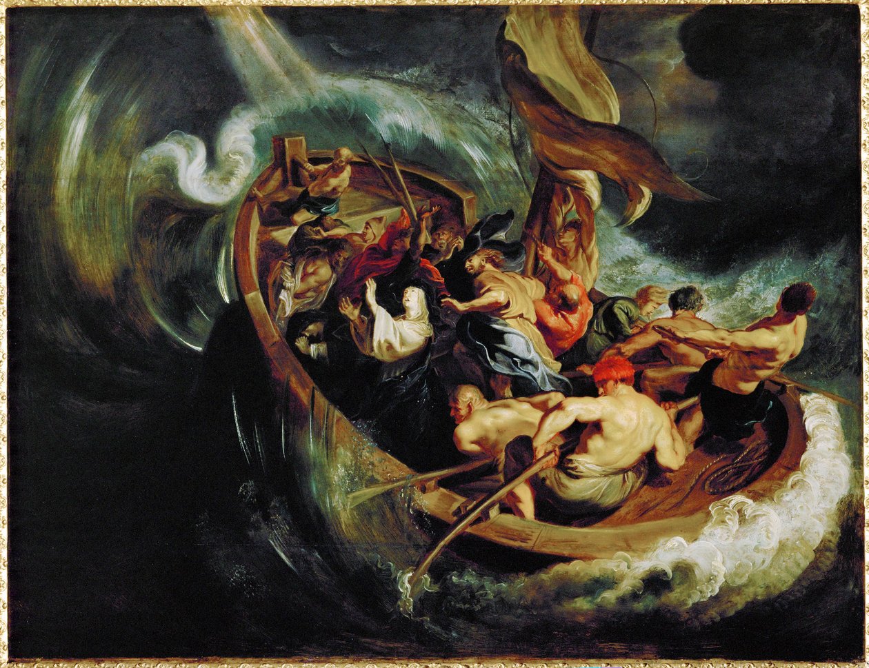 Sankt Walburga og miraklet med skibet af Peter Paul Rubens
