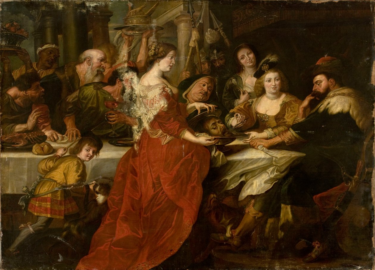 Salome med Johannes’ hoved under festmåltidet af Peter Paul Rubens