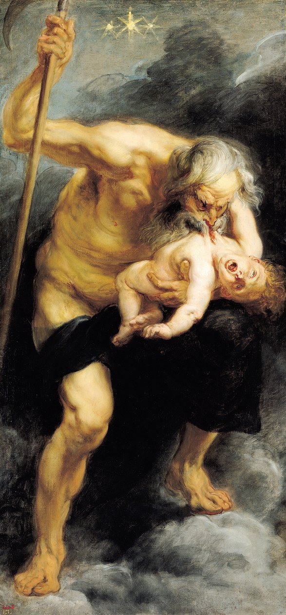 Saturn fortærer sin søn af Peter Paul Rubens