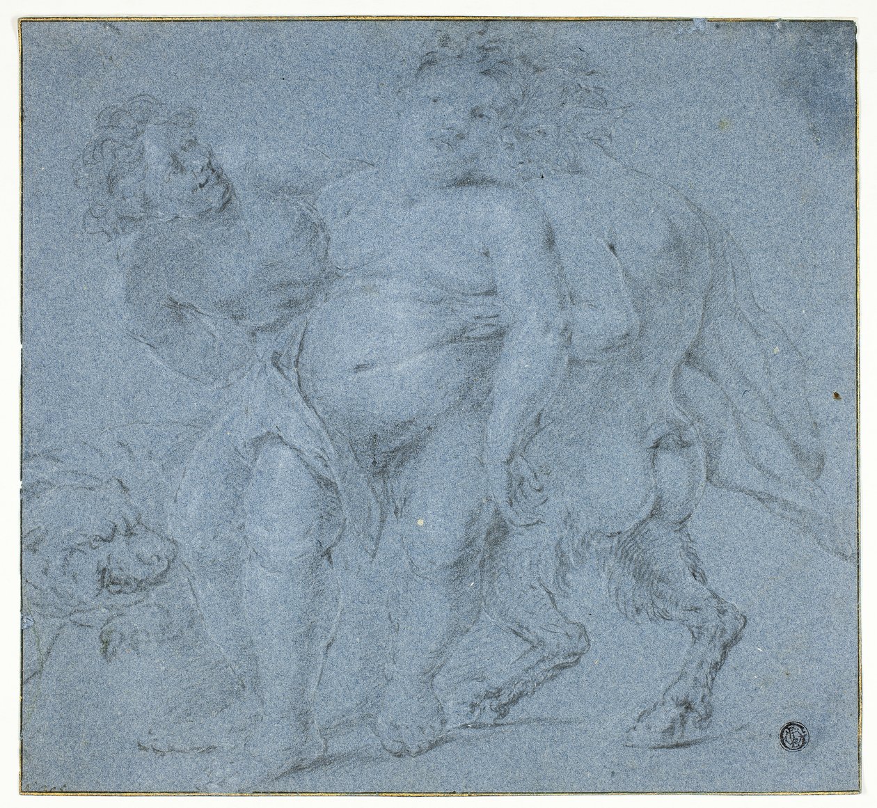 Silenus støttet af to satyrer af Peter Paul Rubens