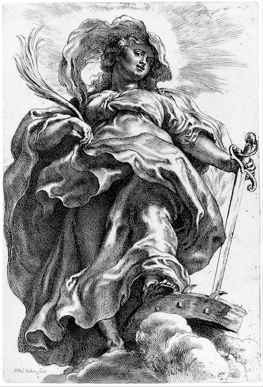 Sankt Katarina af Alexandria af Peter Paul Rubens