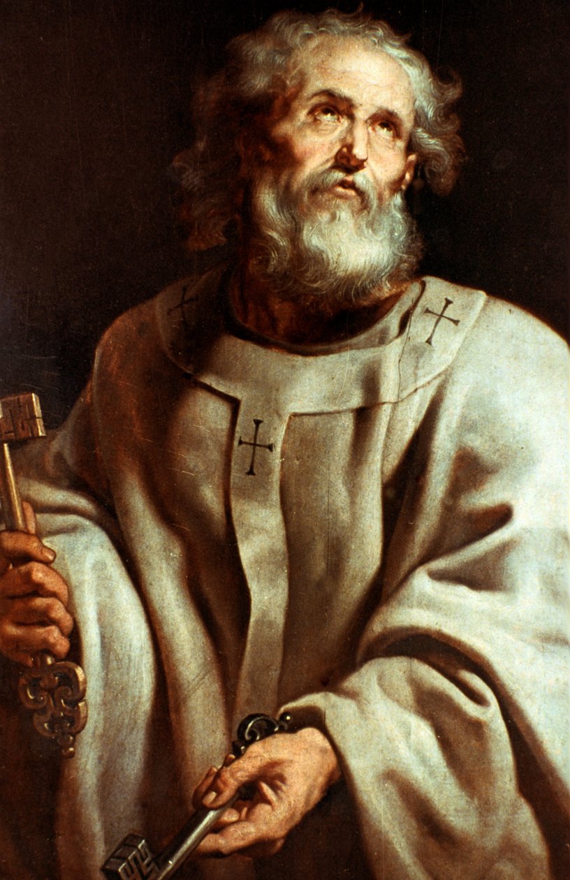Sankt Peter, ca. 1611 (olie på lærred) af Peter Paul Rubens