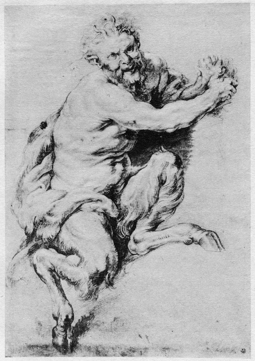 Studie af en Satyr, 1913. af Peter Paul Rubens