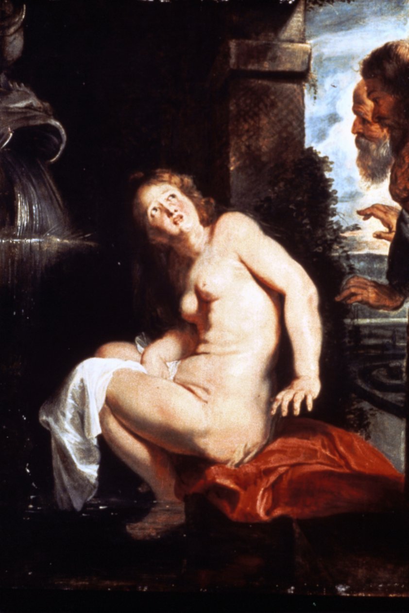 Susanna And The Elders, ca. 1614 (olie på lærred) af Peter Paul Rubens