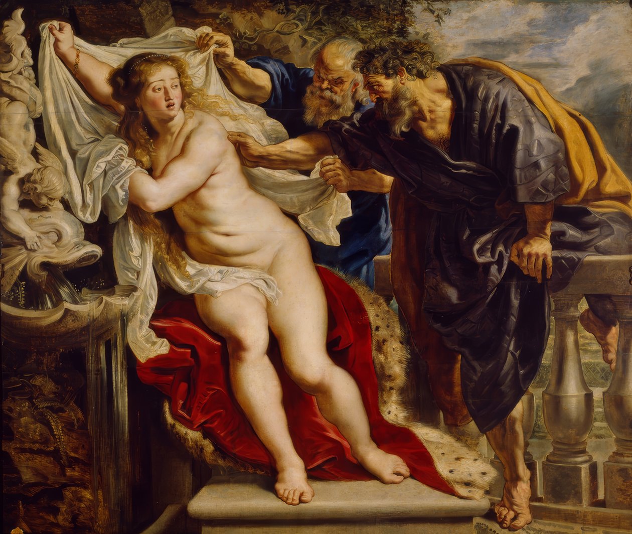 Susanna og de to gamle mennesker af Peter Paul Rubens
