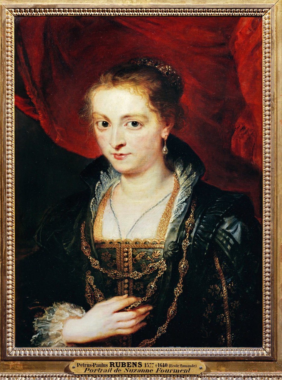 Suzanne Fourment, søster til Helene (maleri på træ) af Peter Paul Rubens