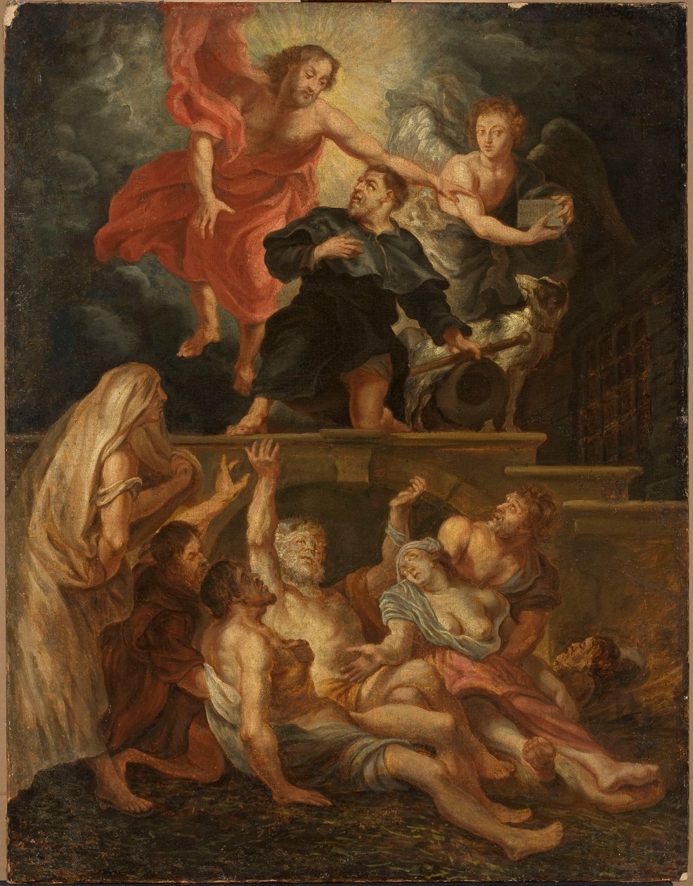 Sankt Rochus, skytshelgen for dem, der er ramt af sygdom af Peter Paul Rubens