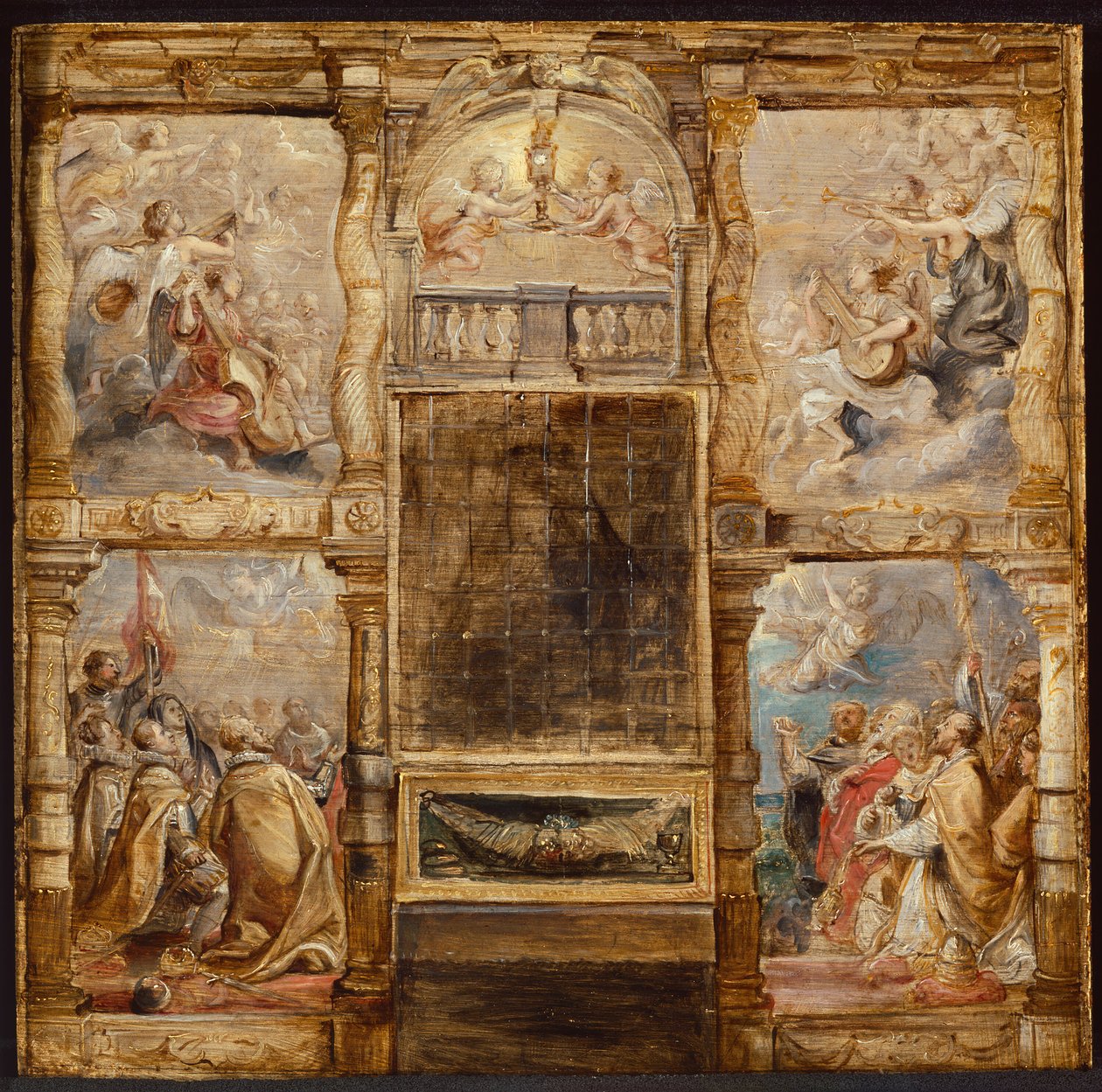 Eukaristiens tilbedelse, ca. 1626. af Peter Paul Rubens