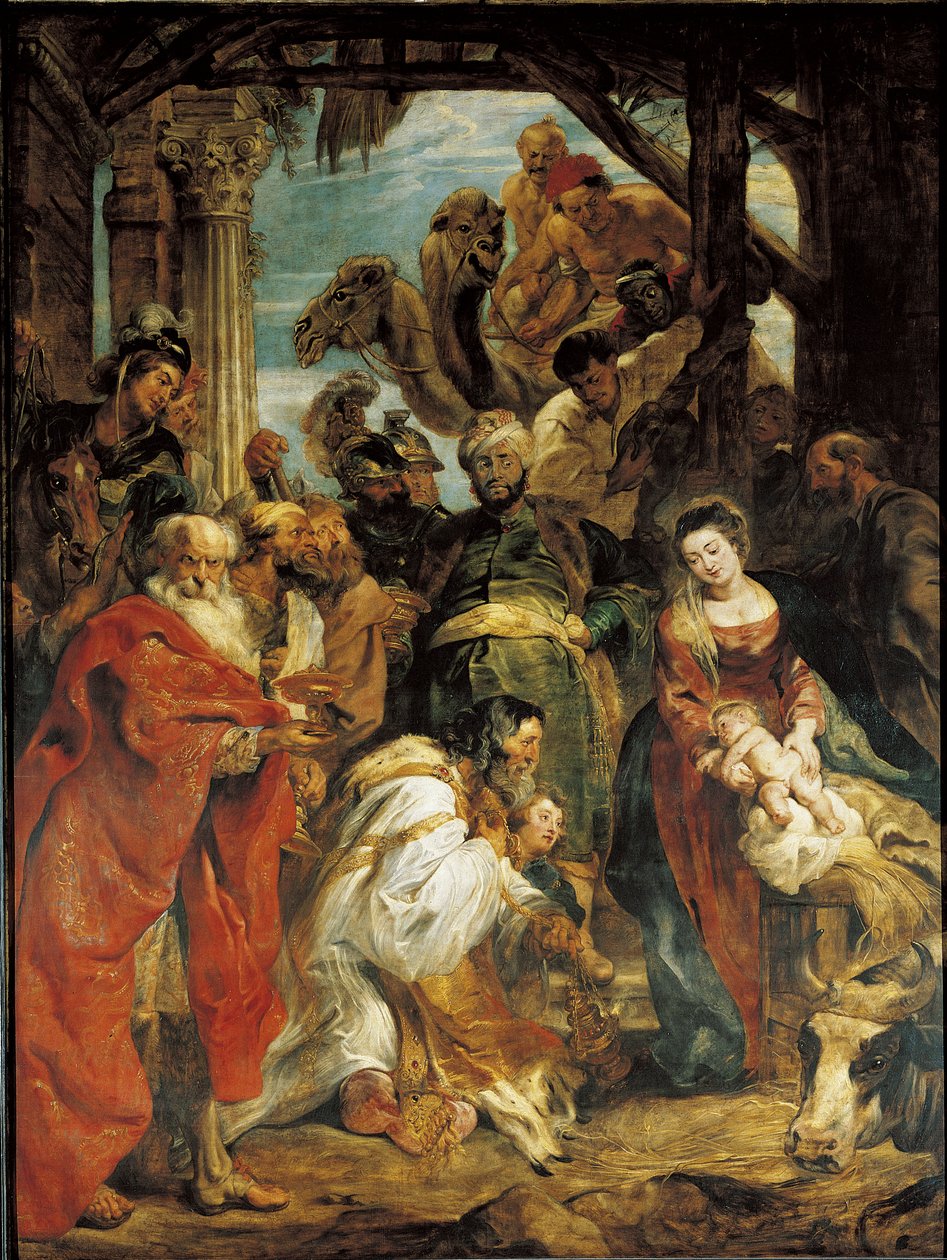 Magiernes tilbedelse, 1624 af Peter Paul Rubens