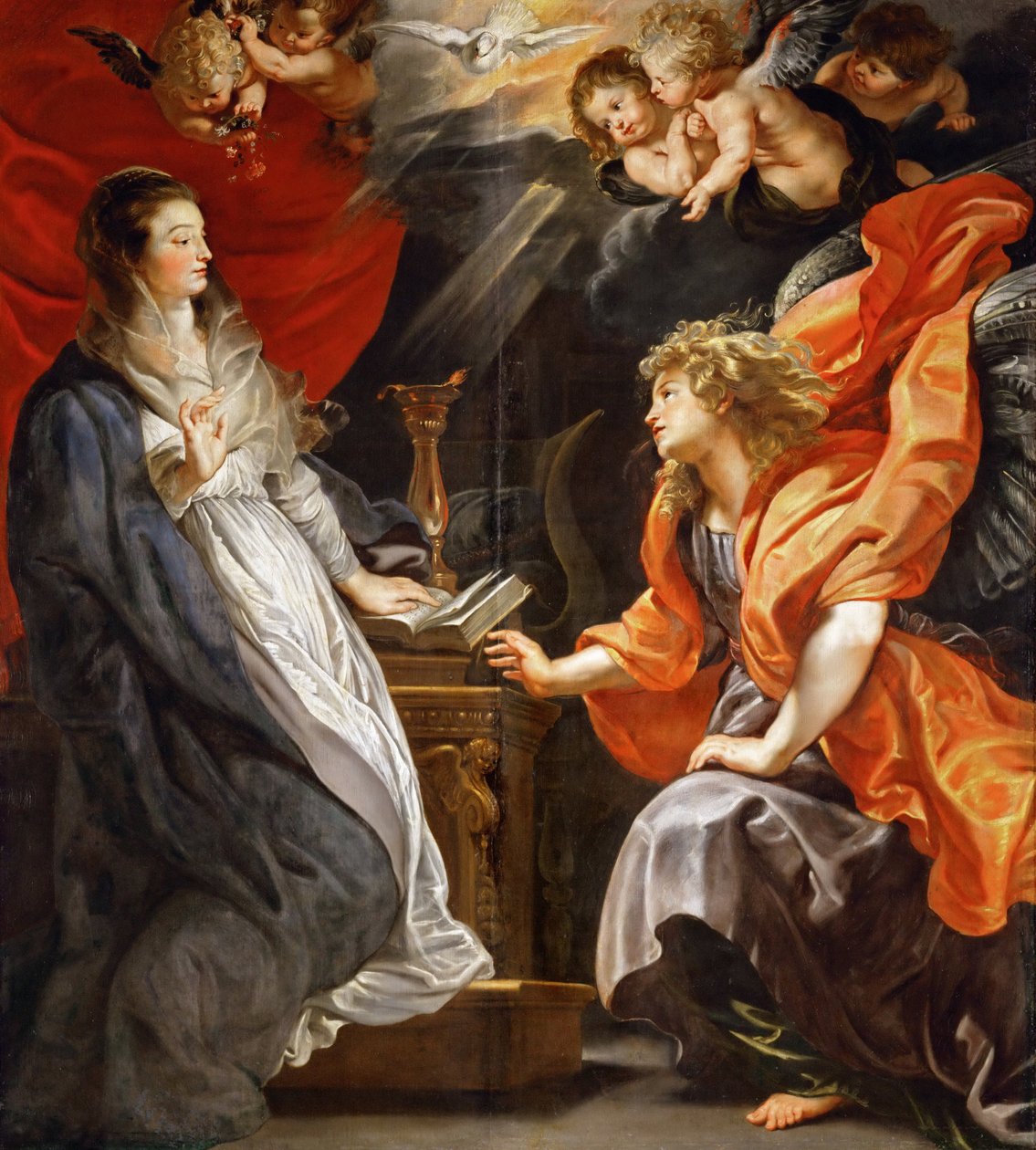 Bebudelsen - Pieter Paul Rubens (1577-1640). Olie på lærred, ca 1609. Mål: 224x200 cm. Kunsthistorisk museum, Vienne af Peter Paul Rubens