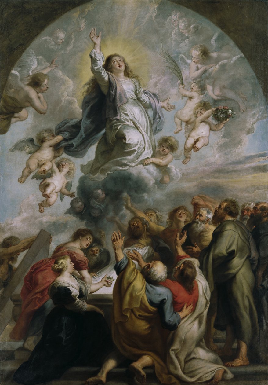 Jomfruens antagelse af Peter Paul Rubens
