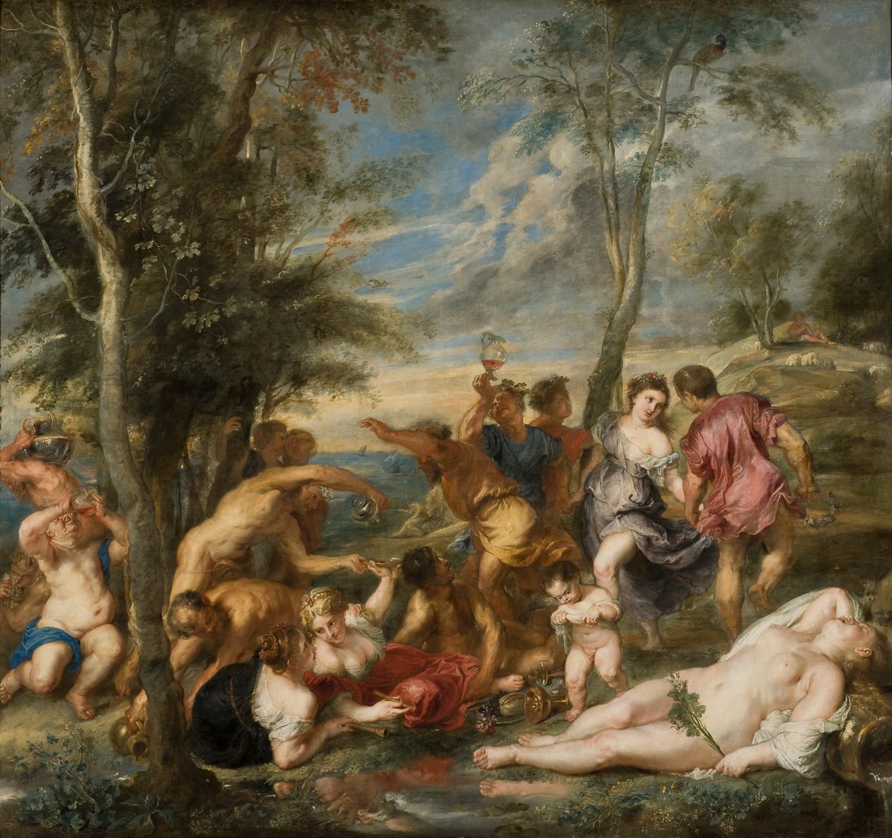 Andrians Bacchanal af Peter Paul Rubens