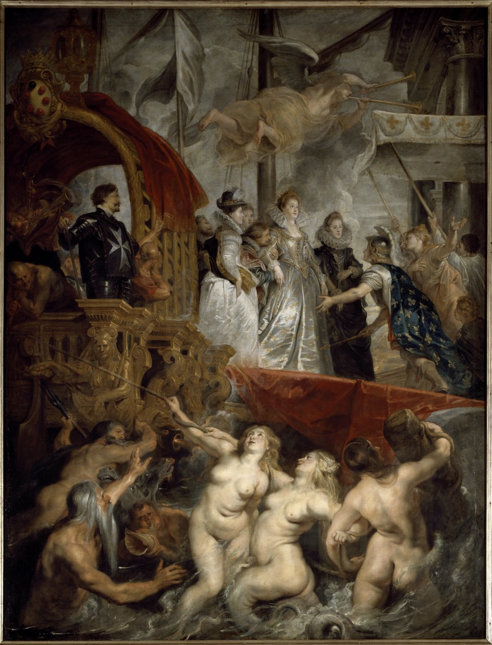 The Barkage of Mary of Medicis ved havnen i Marseille den 3. november af Peter Paul Rubens