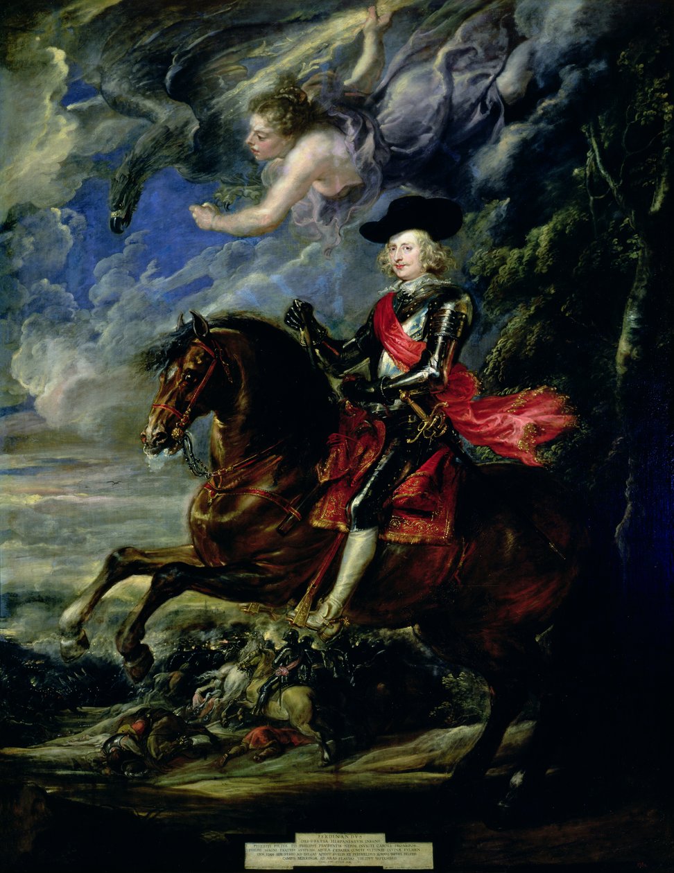 Kardinal Infante Ferdinand ved slaget ved Nördlingen, ca. 1634 af Peter Paul Rubens