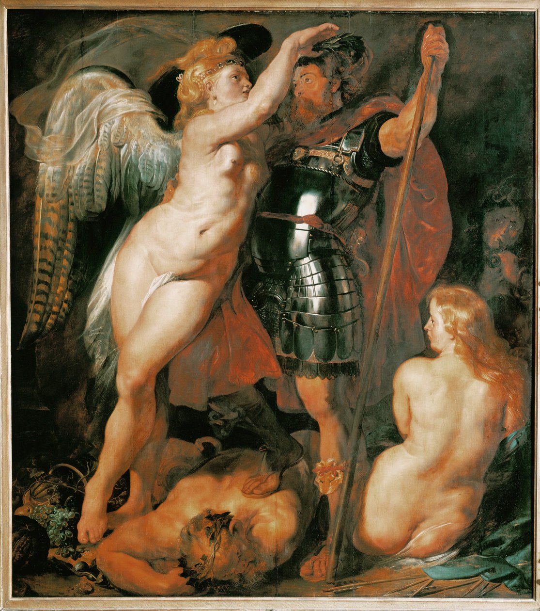 Kroningen af dydens helt af Peter Paul Rubens