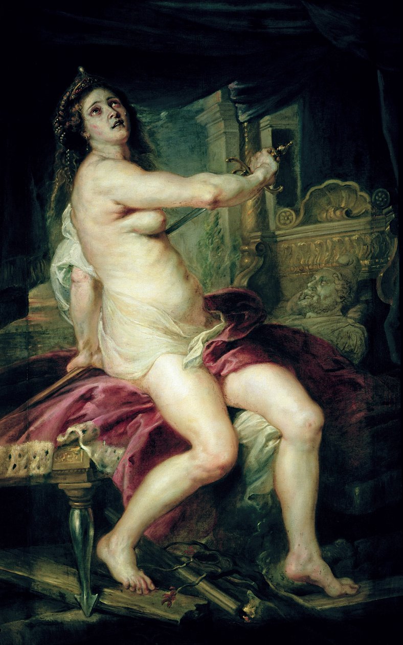 The Death of Dido (olie på lærred) af Peter Paul Rubens