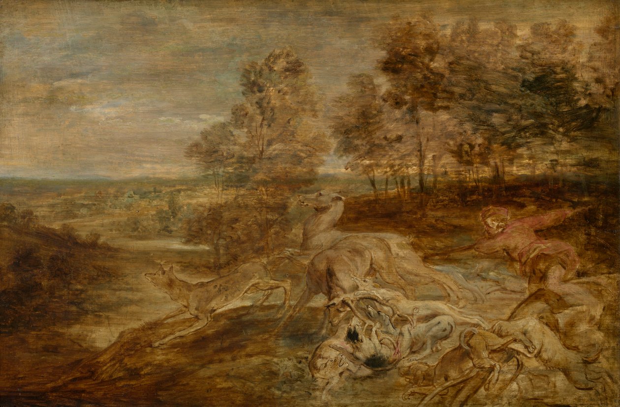 Hjortejagten af Peter Paul Rubens