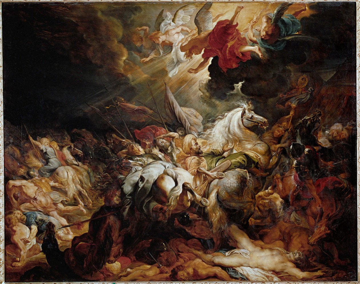 Sennacheribs nederlag (maleri på egetræ) af Peter Paul Rubens