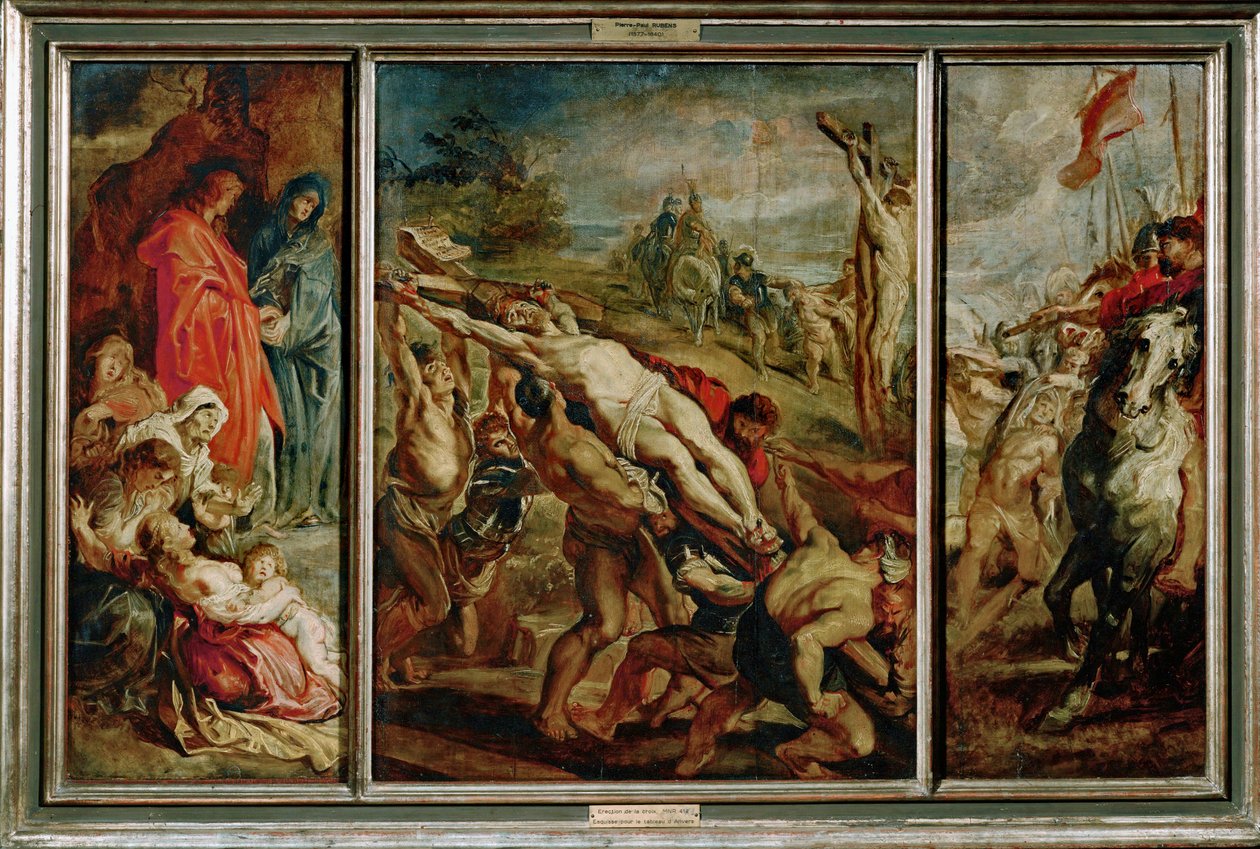 Ophøjelsen af korset af Peter Paul Rubens