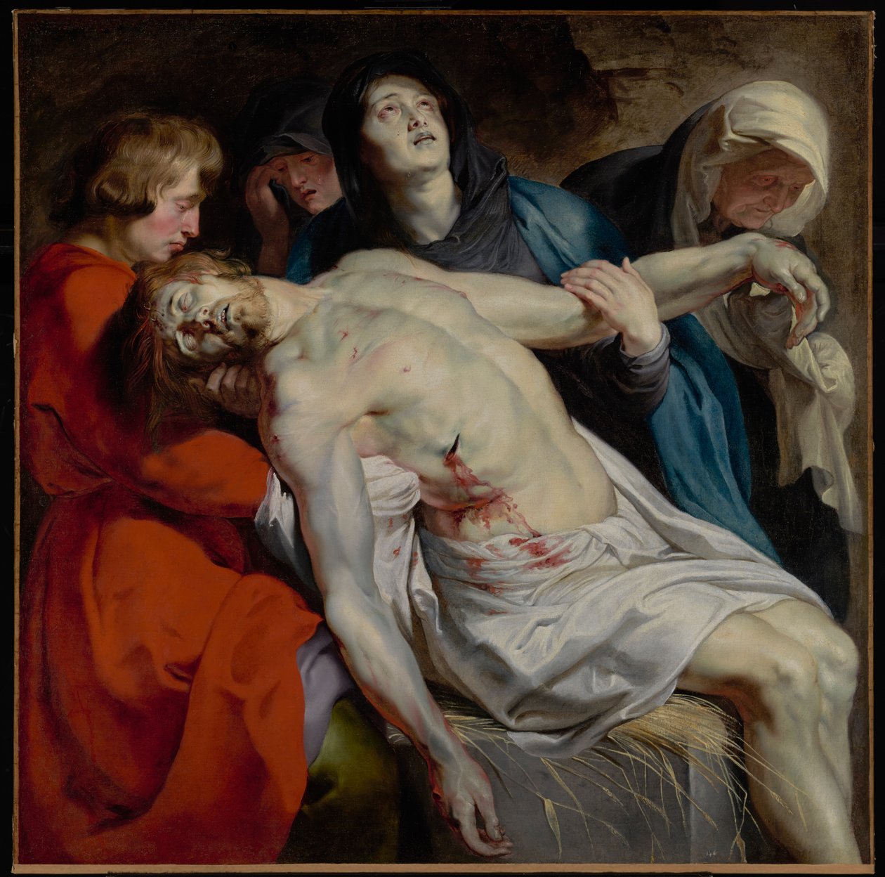 Begravelsen, c.1612 af Peter Paul Rubens