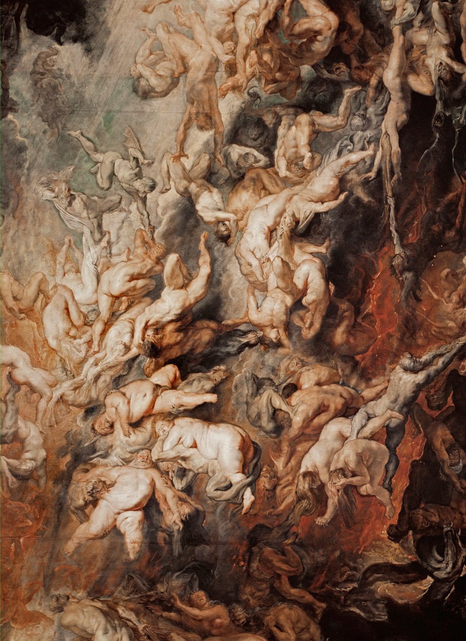 The Fall of the Damned (maleri på egetræ) af Peter Paul Rubens